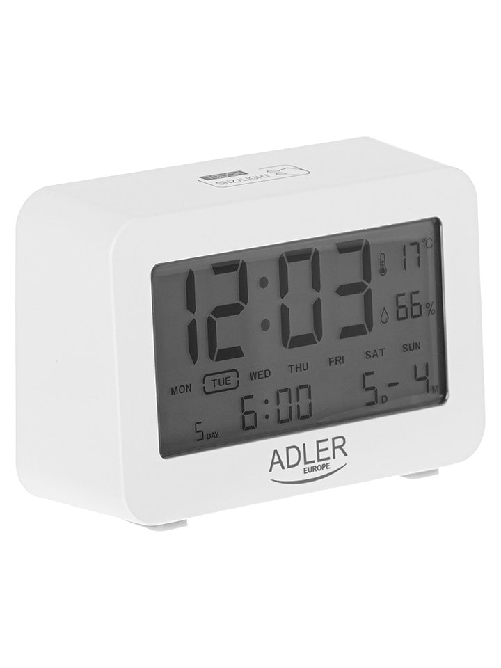 Adler Digitaler Wecker in Weiß - onesize