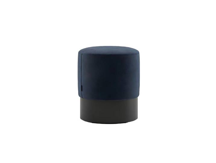 Xlmoebel Hocker Runder blauer Sitzhocker mit elegantem Design (1 St., Hocker), Hergestellt in Europa