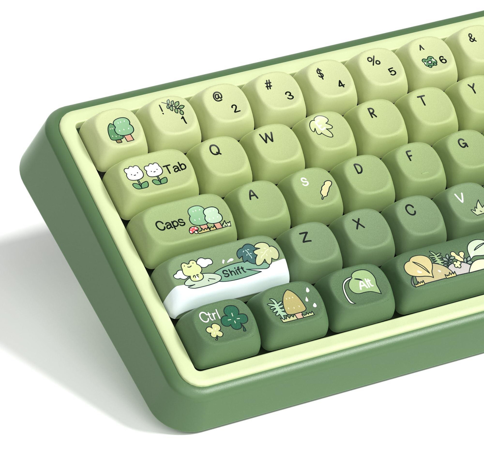 Solidchoice PBT Keycaps met Frog Design voor Mechanische Toetsenborden