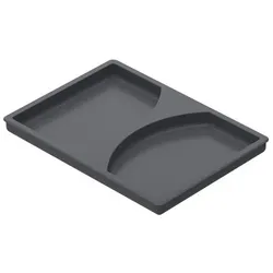 Hettich Deckel anthrazit, Abfalleimer, Grau
