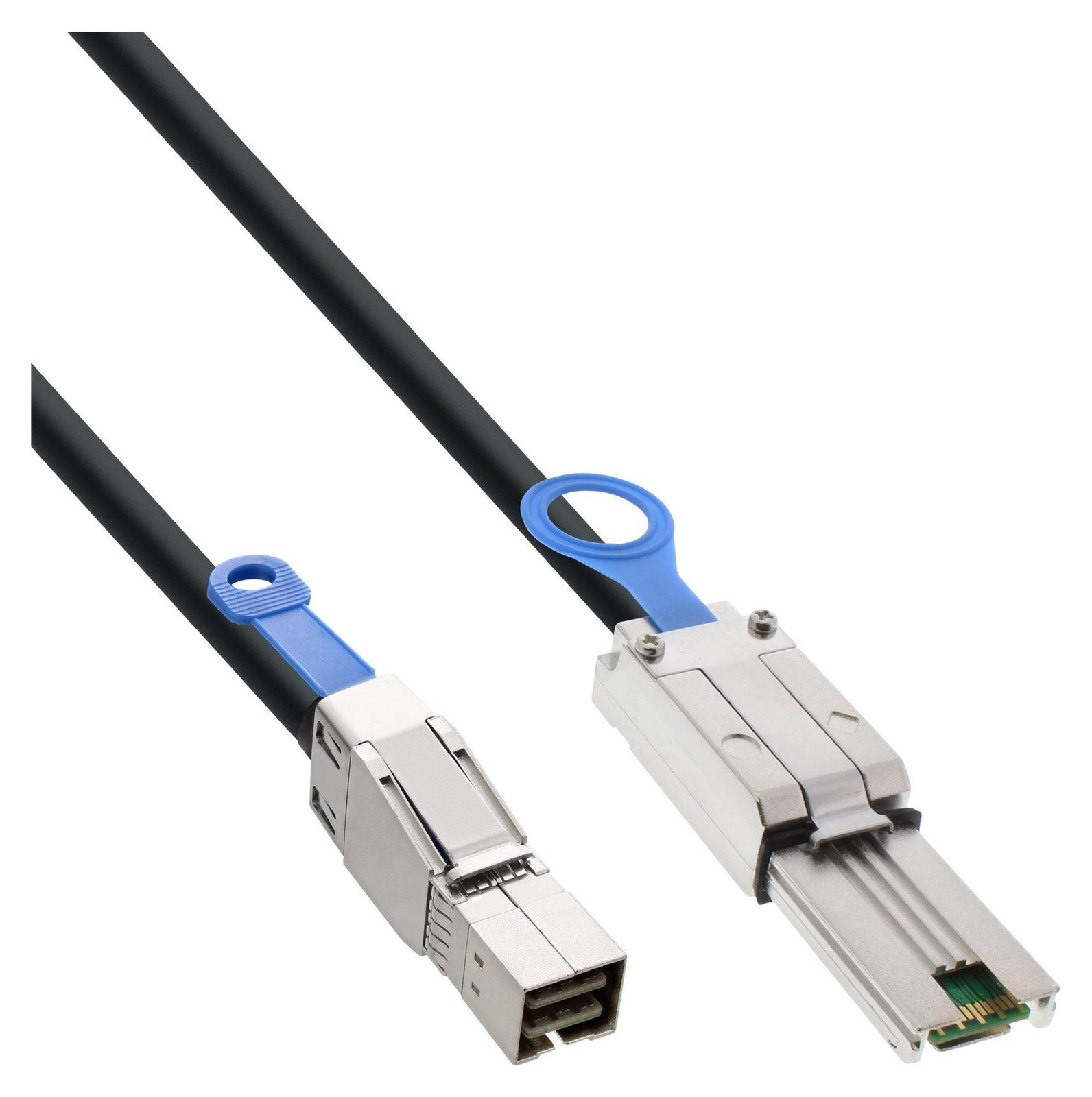 InLine externe Mini SAS HD-kabel, SFF-8644 naar SFF-8088, 6 Gb/s, 0,5 meter