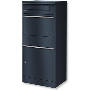 Metzler Paketbriefkasten Bispo, anthrazit, 50,3 x 112,9 x 37,4 cm, mit Zylinderschloss