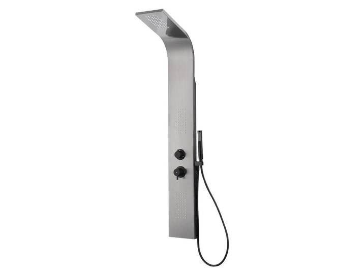 Esseflat panneau de douche mécanique gris gun métal Essebagno