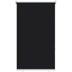 vidaXL Außen-Rollos mit UV-Schutz Schwarz 100 x 230 cm (B x H)