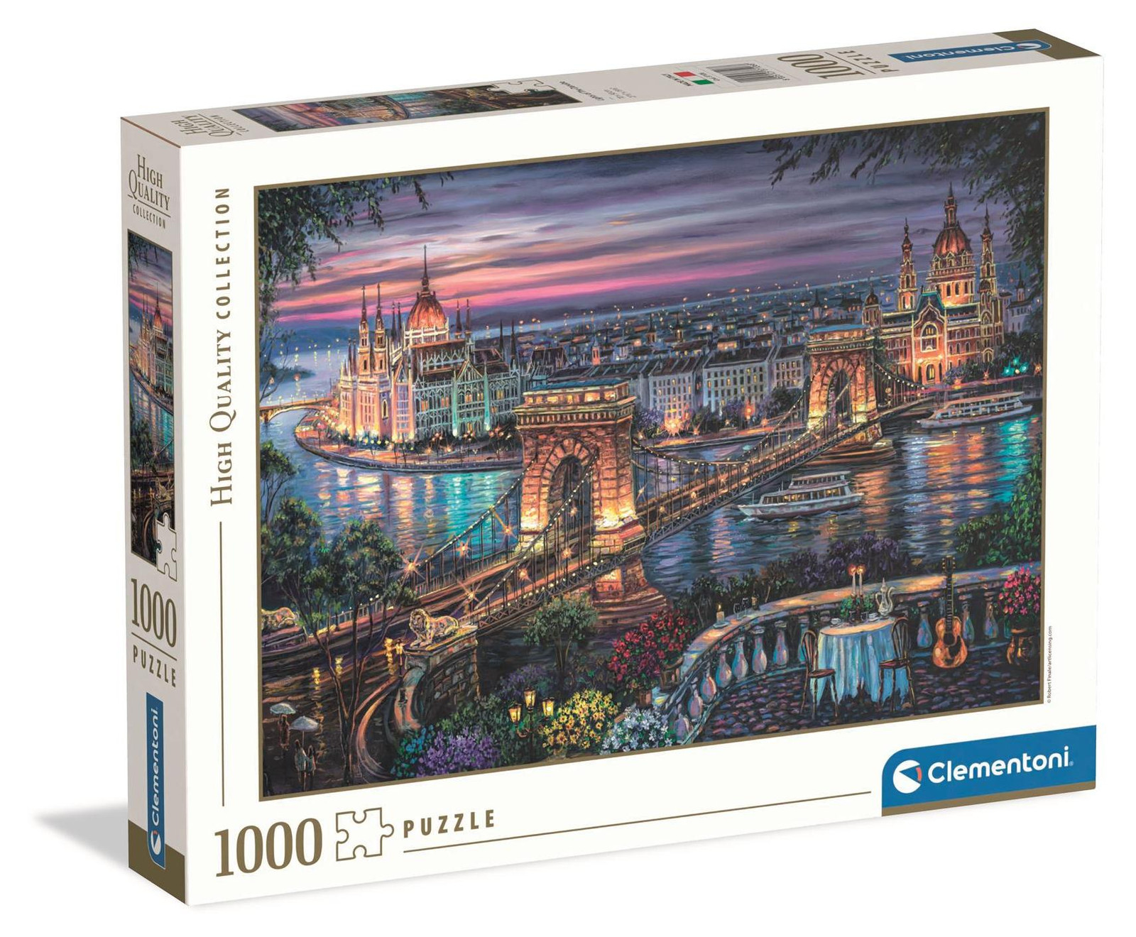 Clementoni CLE puzzel 1000 stukjes Lichten van de Donau