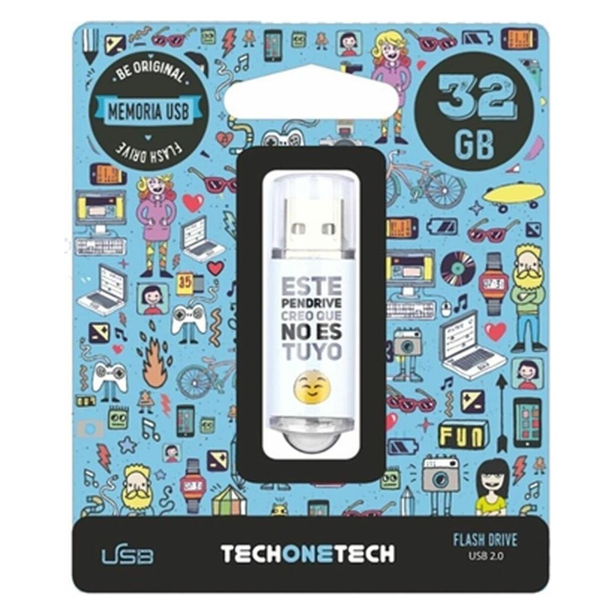 Tech One Tech USB Pendrive TEC4007-32 32 GB (32 GB, USB-A) (TEC4007-32)