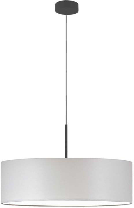 17 Stories Aubrionna 4 - Light Drum Pendant Light Gray/Black