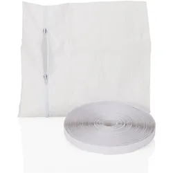 Tarrington House Fensterabdichtungsset, Nylon / Vliesstoff, 3m2, geeignet für mobile Klimaanlagen / Abluft-Wäschetrockner, inkl. Dichtungstuch, weiß