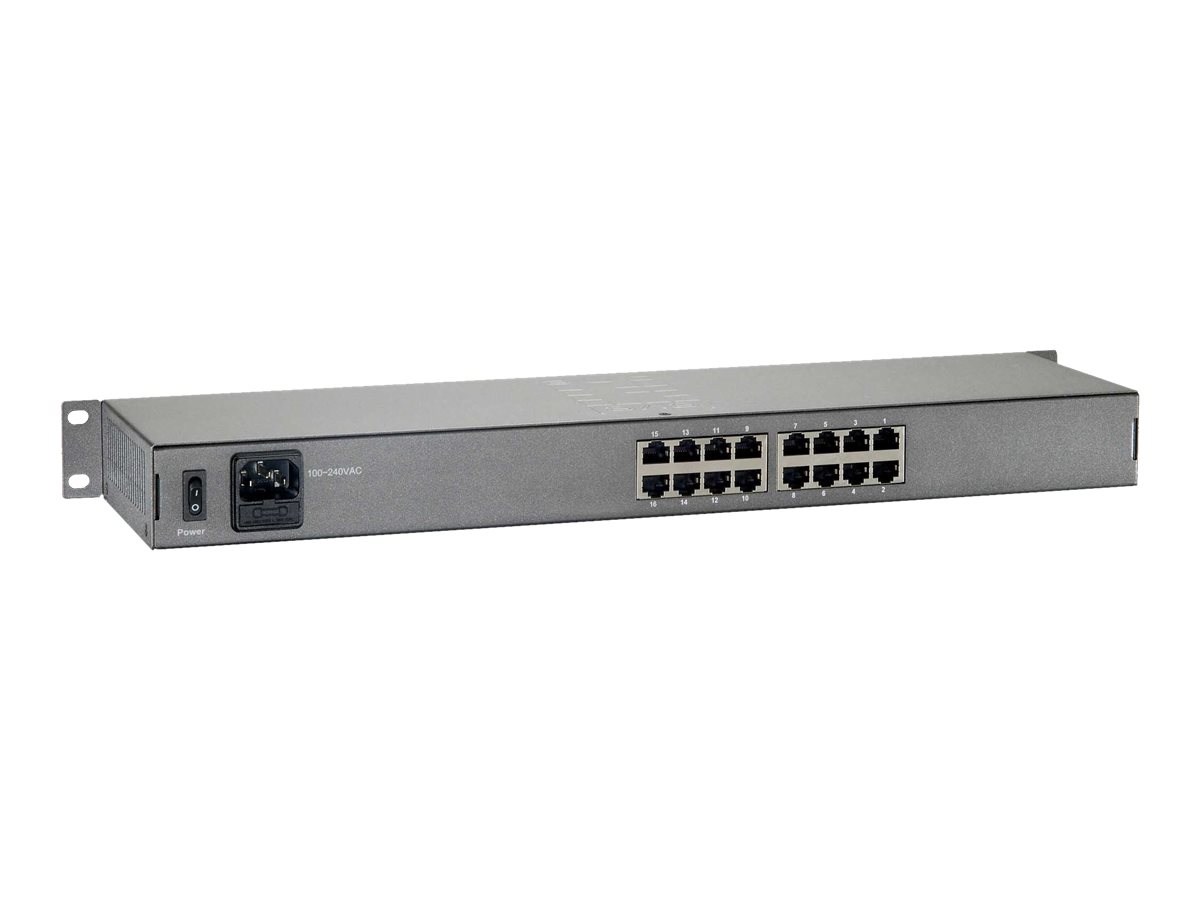 LevelOne FEP-1601W120 - Switch - 16 x 10/100 (PoE+)
