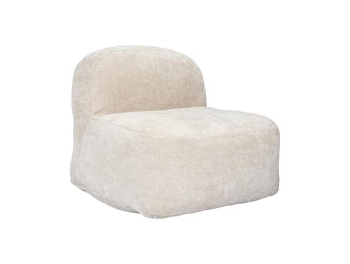 Home Deco Factory Emilia Komprimierbarer Sessel, 48 Stunden einsatzbereit, abgerundet, Beige