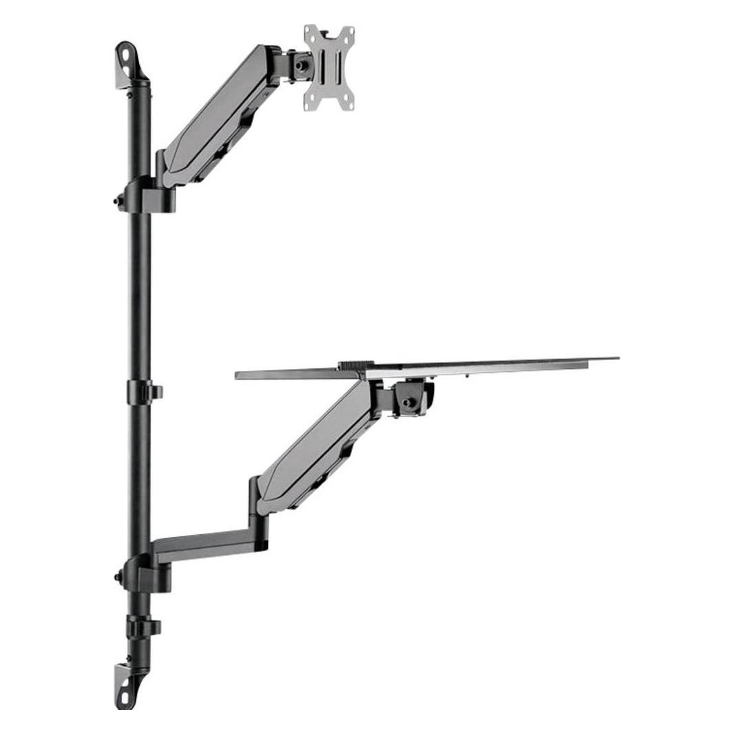 Neomounts Wandhalterung Bildschirm + Tastatur 17-32"/100x100/voll beweglich (Wand, 32", 9 kg) (WL90-325BL1)