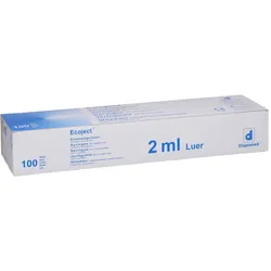 Einmalspritze 2 ml Luer Ecoject
