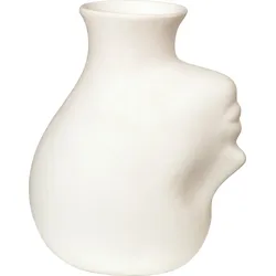 Vase Upside-down Head 25 cm, weiß