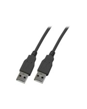 EFB Elektronik EFB-Elektronik USB-Kabel USB M bis M 1 m geformt Schwarz (K5253SW.1)