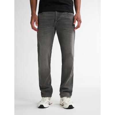 Loose-fit-Jeans PETROL INDUSTRIES, Herren, Gr. 31, Länge 32, schwarz (schwarz stone), Denim/Jeans, Obermaterial: 99% Baumwolle, 1% Elasthan, bequem lang, Jeans