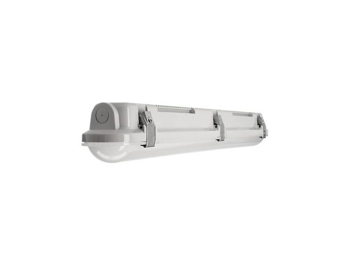 Deko-Light LED-Feuchtraumleuchte Tri Proof, Länge 61 cm, 10W, 4.000 K Proof, alu / grau / zink, Kunststoff