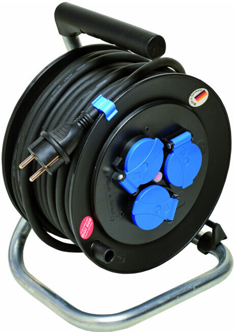 Walther Werke Enrouleur de câble 16A 2P+T 230V 50m H07RN-F3G1,5 39100301500303 ; walther_werke (1011520)