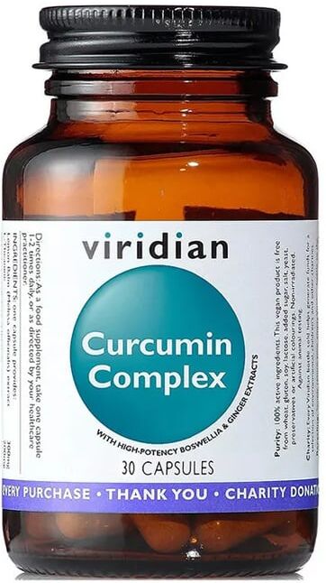 Viridian CURCUMINA COMPLEX ALTA POTENCIA 30 VCaps