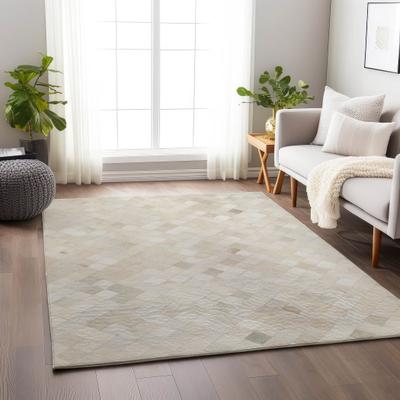 Addison Rugs Premium Washable Super Soft Faux Cowhide Mayfield Rug