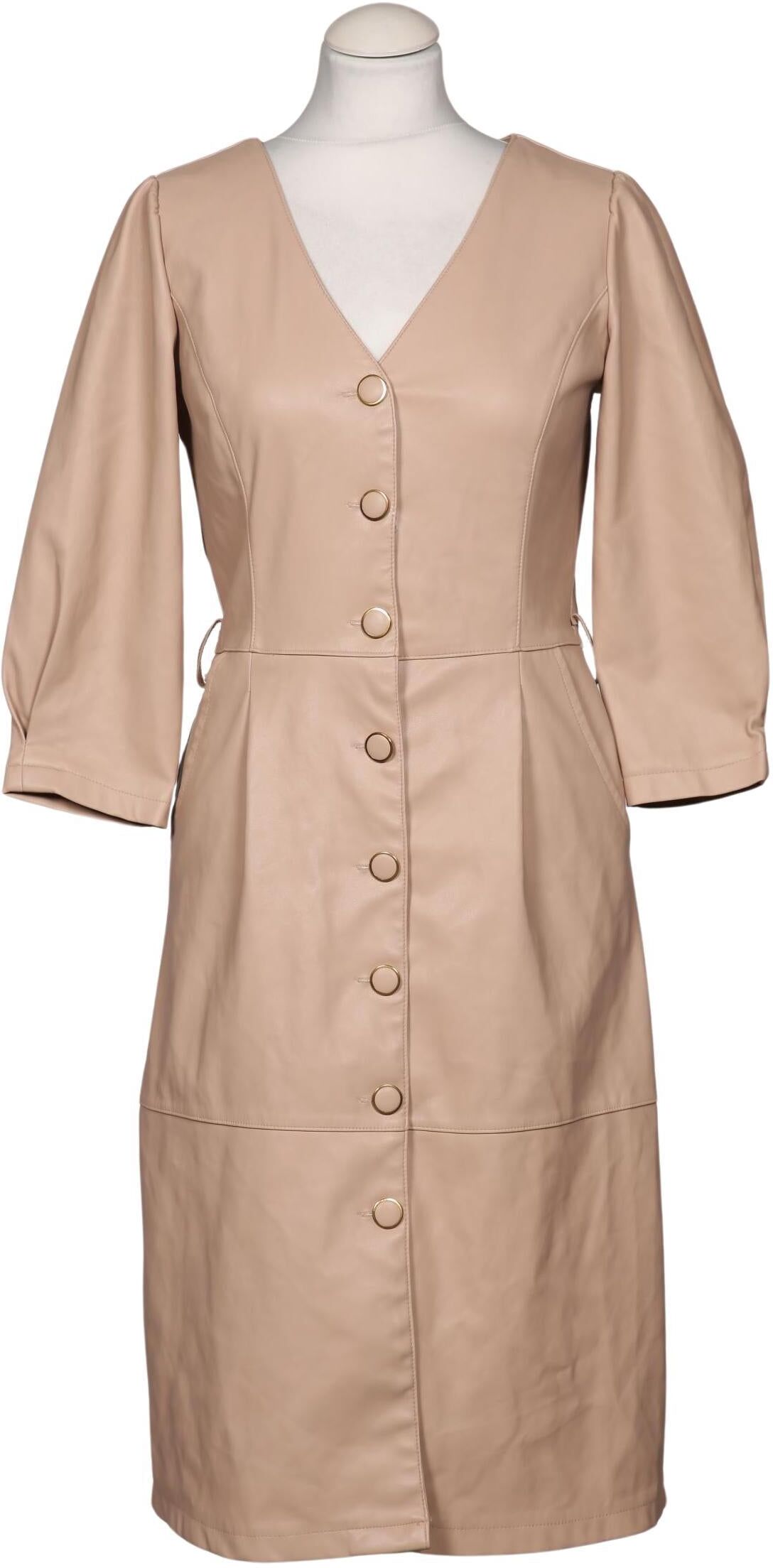 Reserved Damen Kleid, Beige, Gr. M, kein / Etikett - Second Hand