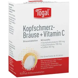 Togal Kopfschmerz-Brause+Vitamin C