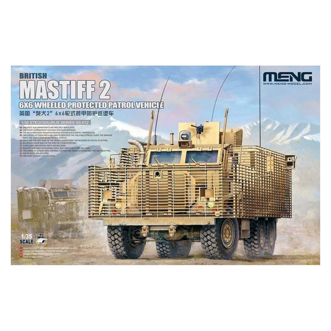 Meng-Model British Mastiff 2 6X6 Wheeled Protected Patrol Vehicle (SS-012)