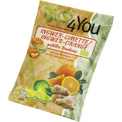 Bio4You Bonbon Ingwer-Limette & Ingwer-Orange bio