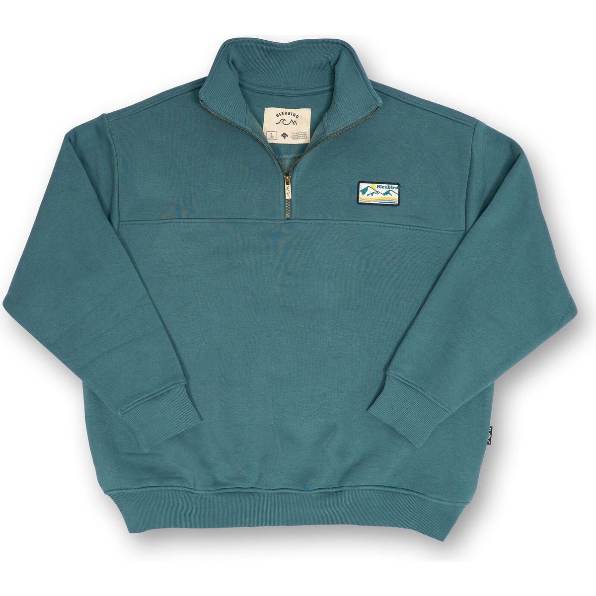 Bleubird Bracken Quarter Zip - Marine forest S QTR-BRACK-FOR-S