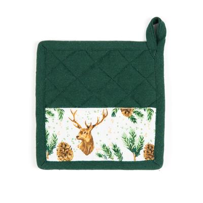 Topflappen Excelsa – Nordic Deer, Baumwolle und Polyester 18x18 cm mehrfarbig