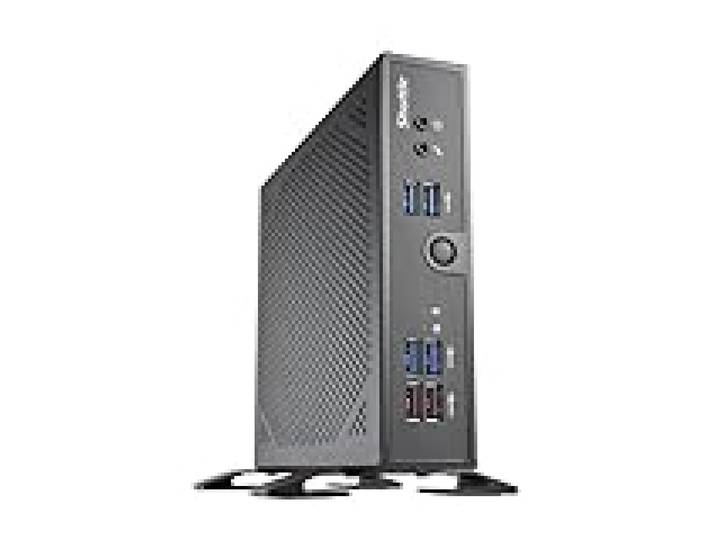 SHUTTLE XPC Slim Barebone DS50U5, i5-1335U, 2X LAN (1x 2.5Gbit,1x 1Gbit), 1xCOM,1xHDMI,1xDP, 1x VGA, fanless,