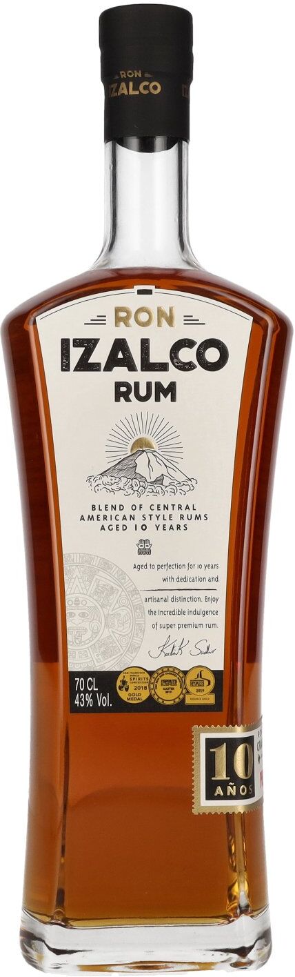 Ron Izalco 10 Años Rum 43% Vol. 0,7l