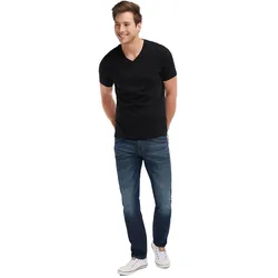 Mustang Oregon Taperd Jeans in Dark Rinse Used-W30 / L30