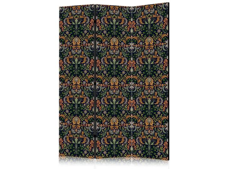 Muralo Paravent Einseitig Bedruckter 3-tlg 135x172 cm Ornamente im Viktorianischen, Mehrfarbig, Holz, Abstrakt, Rechteckig, 135x172x3 cm, Wohnzimmer, Raumteiler, Paravents