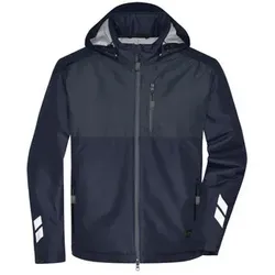 Winter Workwear Hardshell Jacke Sorona® JN1815, navy-blau/carbon, Größe 6XL - navy - 6XL