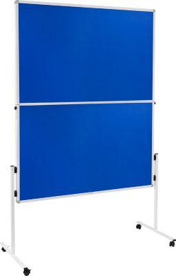 Moderationswand Legamaster ECONOMY, Filz - klappbar, blau