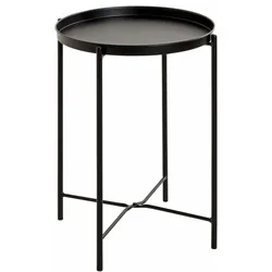 Haku Beistelltisch Meike Metall Schwarz