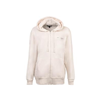 Sweatshirt ARMANI EXCHANGE "Sweatjacke FELPA - Sweatshirt", Damen, Gr. S, weiß, Obermaterial: 100% Baumwolle CO., Sweatshirts Sweatshirt