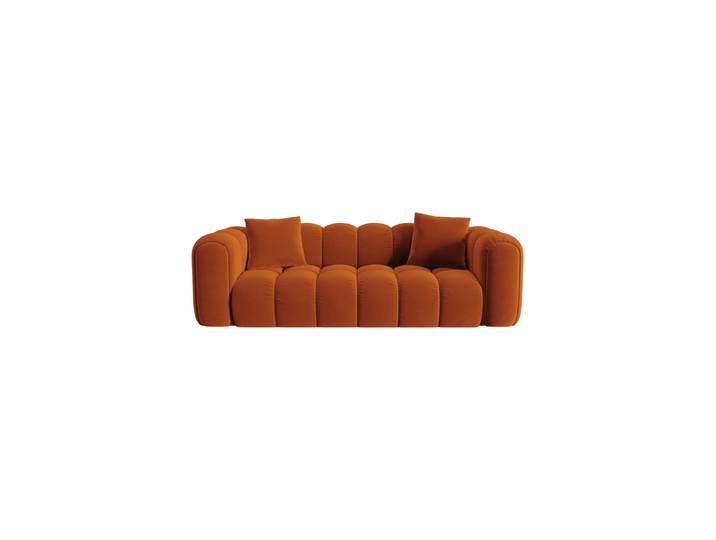 3-Sitzer Design Sofa „Clotilde“ Samt Terracotta CXL by Christian Lacroix