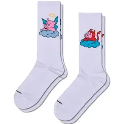 Happy socks 2P Good Pig Bad Pig Sneaker Sock Mixed Gr 41/46