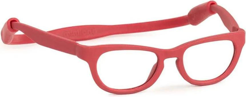 Miniland terracotta bril in de kleur rood