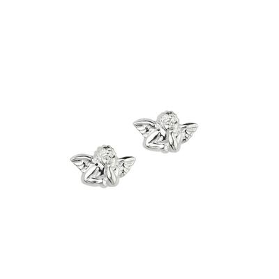 Paar Ohrstecker FIRETTI "Schmuck Geschenk Silber 925 Ohrschmuck Ohrringe Engel", silberfarben, Ohrringe, Damen, Silber 925 (Sterlingsilber)