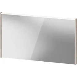 Duravit D-Code Spiegel DC7079091910000 1200x700x48, Taupe Matt, mit LED Beleuchtung