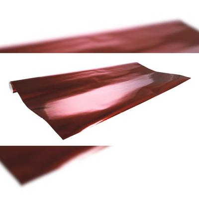 Clairefontaine 10x Geschenkpapier 80g mit Metallic-Effekt auf 1 Seite, Rolle 2x0,70m - Rot 354106C