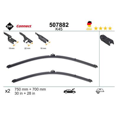 Swf Wischblatt [Hersteller-Nr. 507882] für Ford, Renault