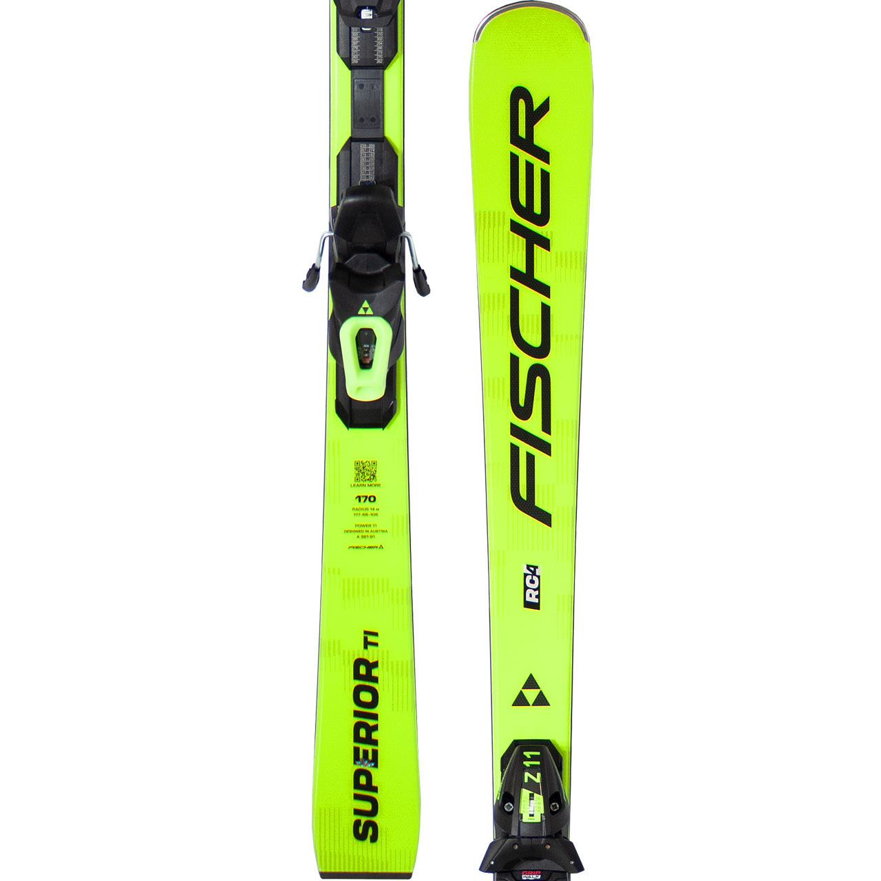 Fischer RC4 Superior TI PR yellow/black - 170 cm