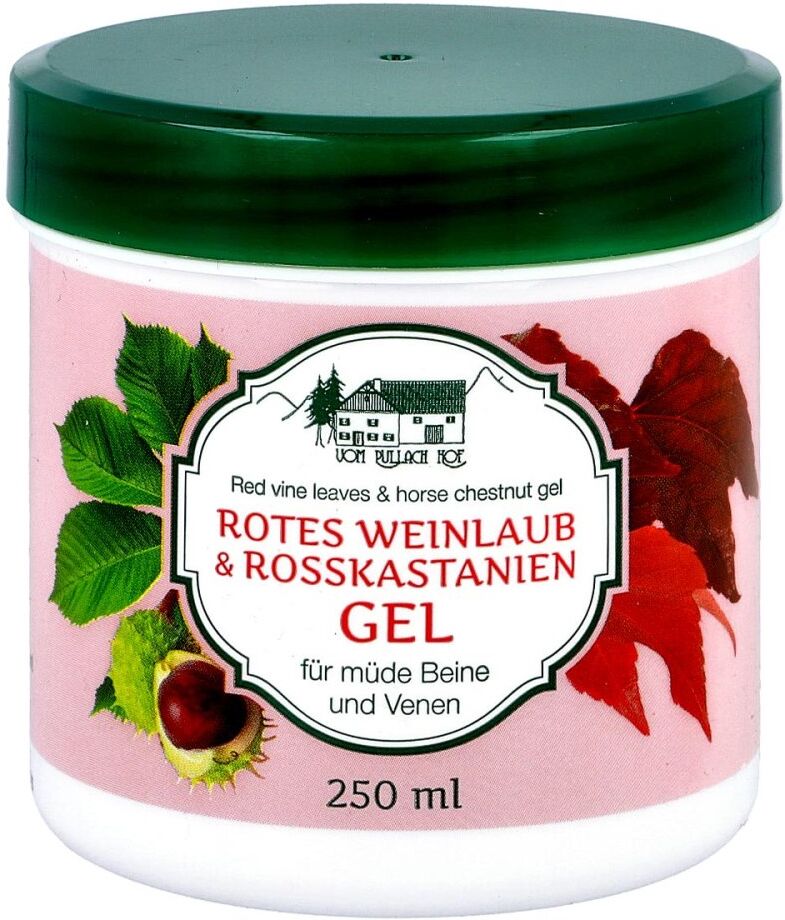 Vom Pullach Hof Rotes Weinlaub & Rosskastanien Gel Pullach Hof 250ml