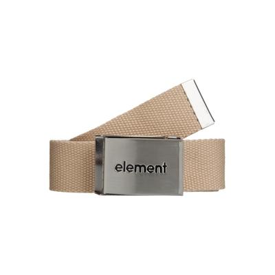 Stoffgürtel ELEMENT "Lowcase Webbing", Herren, beige (humus), Baumwolle, Gürtel Stoffgürtel