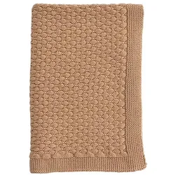 Ooh Noo, Babydecke, - Bubbles Baby Blanket - Caramel - 75x95 cm (95 x 75 cm)