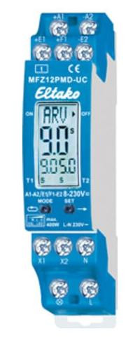 Eltako MFZ12PMD-UC Multifunctioneel tijdrelais met 18 functies, volledig elektrisch, 23001006