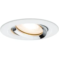 PAULMANN Einbaustrahler 35W HV weiß GU10 Nova 936.63 weiß matt Aluminium IP65